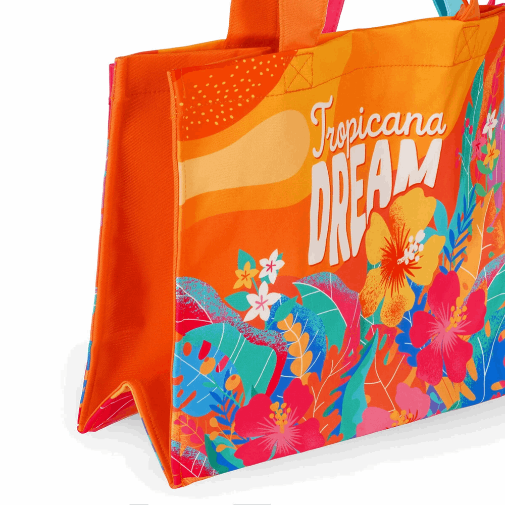 LEGAMI - GOOD VIBES 2026 -  BBAG0009 BEACH BAG - TROPICANA DREAM