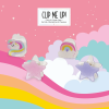 LEGAMI HCL0002 CLIP ME UP! - SET OF 4 MINI HAIR CLIPS - UNICORN