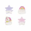 LEGAMI HCL0002 CLIP ME UP! - SET OF 4 MINI HAIR CLIPS - UNICORN
