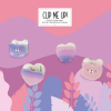 LEGAMI HCL0003 CLIP ME UP! - SET OF 4 MINI HAIR CLIPS - TEDDY