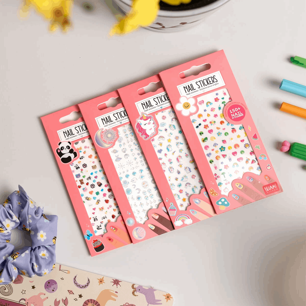 LEGAMI NSK0002 NAIL STICKERS - CUTE ANIMALS