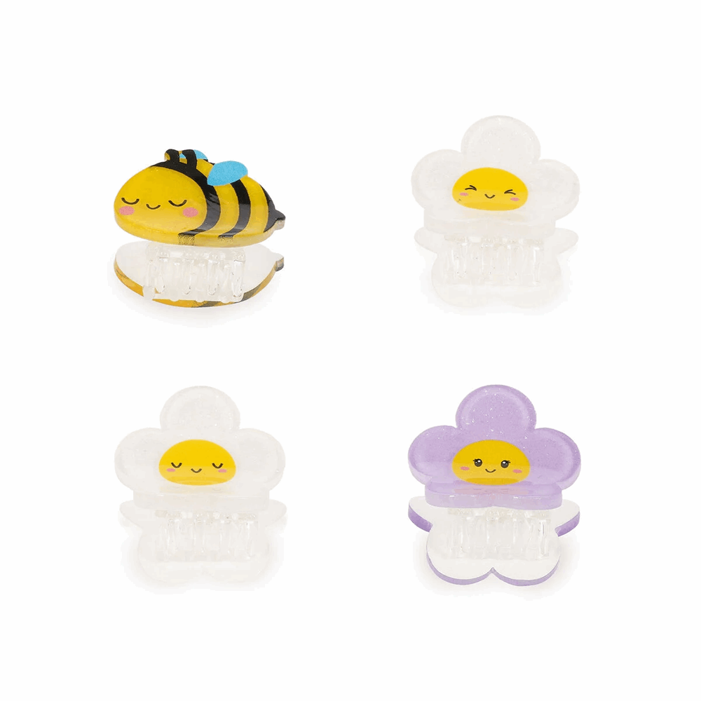 LEGAMI HCL0004 CLIP ME UP! - SET OF 4 MINI HAIR CLIPS - BEE