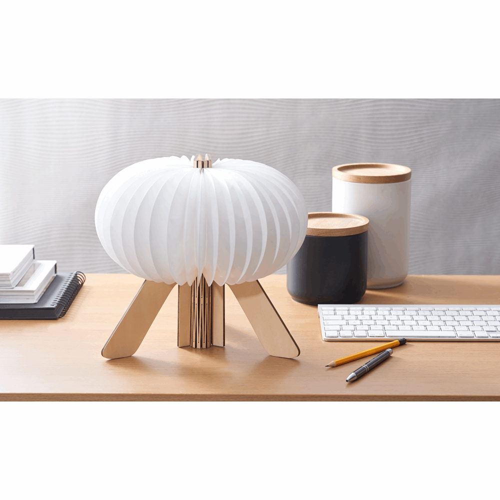 GINGKO THE R SPACE LAMP NATURAL MAPLE WOOD G002ME