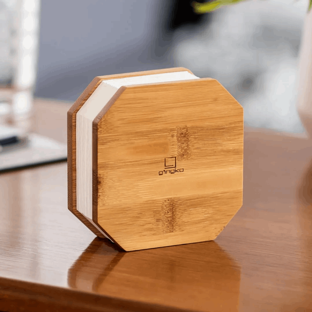 GINGKO SMART ACCORDION LAMP NATURAL WOOD BAMBOO G006BO