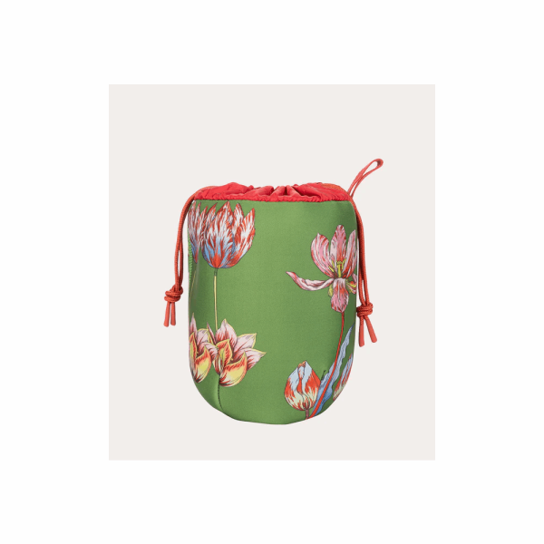 TUCANO BSCZSP-FGL-FLW-V SCHIZZO STRING POUCH FLOWER GREEN