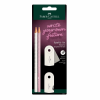 FABER CASTELL ΣΕΤ 2 ΜΟΛΥΒΙΑ HB SPARKLE II OF218481 ΜΕ ΜΙΝΙ SLEEVE ΓΟΜΑ ΚΑΙ SLEEVE ΞΥΣΤΡΑ ΣΕ COCONUT/ΡΟΖΕ 12310286