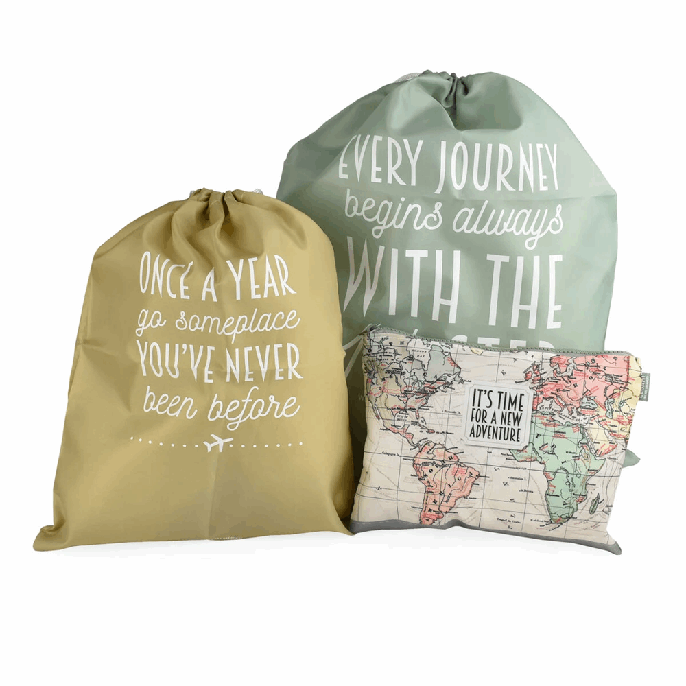 LEGAMI POSE0001 TRAVEL BAG EVERY JOURNEY BEGINS SET 3pcs