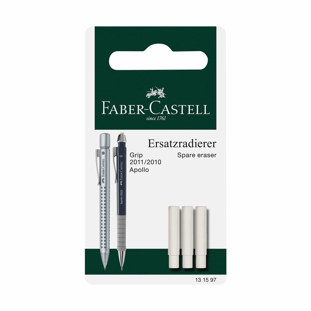 FABER CASTELL ΣΕΤ ΑΝΤΑΛΛΑΚΤΙΚΕΣ ΓΟΜΕΣ OF131597 ΓΙΑ GRIP 2011/2010/APOLLO 3τμχ 12308722
