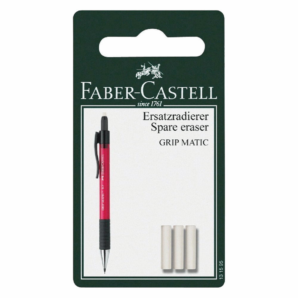 FABER CASTELL ΣΕΤ ΑΝΤΑΛΛΑΚΤΙΚΕΣ ΓΟΜΕΣ OF131595 ΓΙΑ GRIPMATIC 3τμχ 12308725