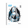 SALKO VIP ΤΕΤΡΑΔΙΟ ΣΠΙΡΑΛ Β5(17X25) 4Θ 120φ 7404