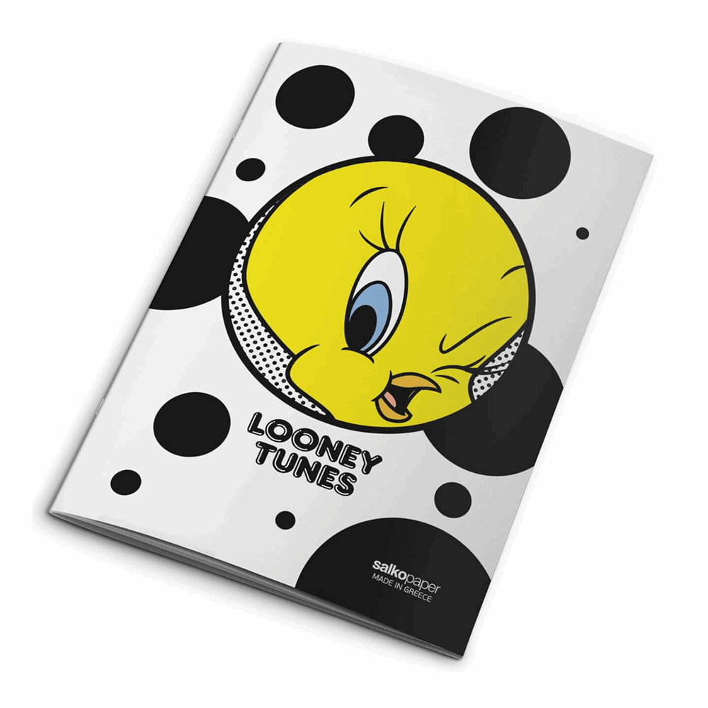 SALKO LOONEY TUNES ΤΕΤΡΑΔΙΟ ΚΑΡΦΙΤΣΑ Β5(17Χ25) 40φ 7121