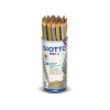 GIOTTO ΣΧΟΛΙΚΗ ΞΥΛΟΜΠΟΓΙΑ MEGA 5,5mm 9035 ΑΣΗΜΙ/9037 ΧΡΥΣΟ 000518000