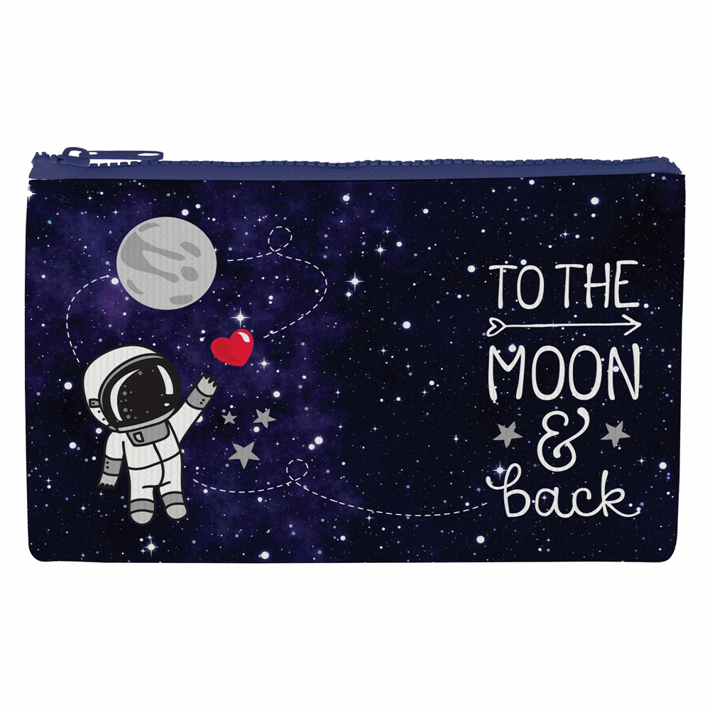 LEGAMI POUCH0018 ZIPPER POUCH FUNKY MOON