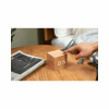 GINGKO WOODEN CUBE PLUS CLOCK BAMBOO G028CH
