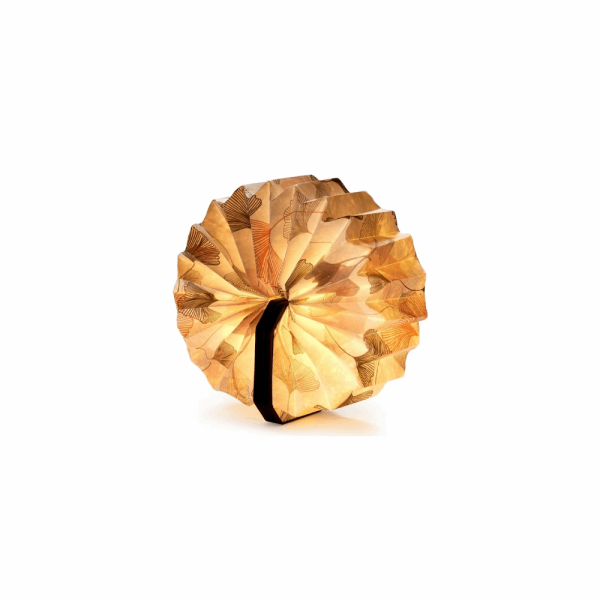 GINGKO VELVET ACCORDION LAMP GREEN G006GK