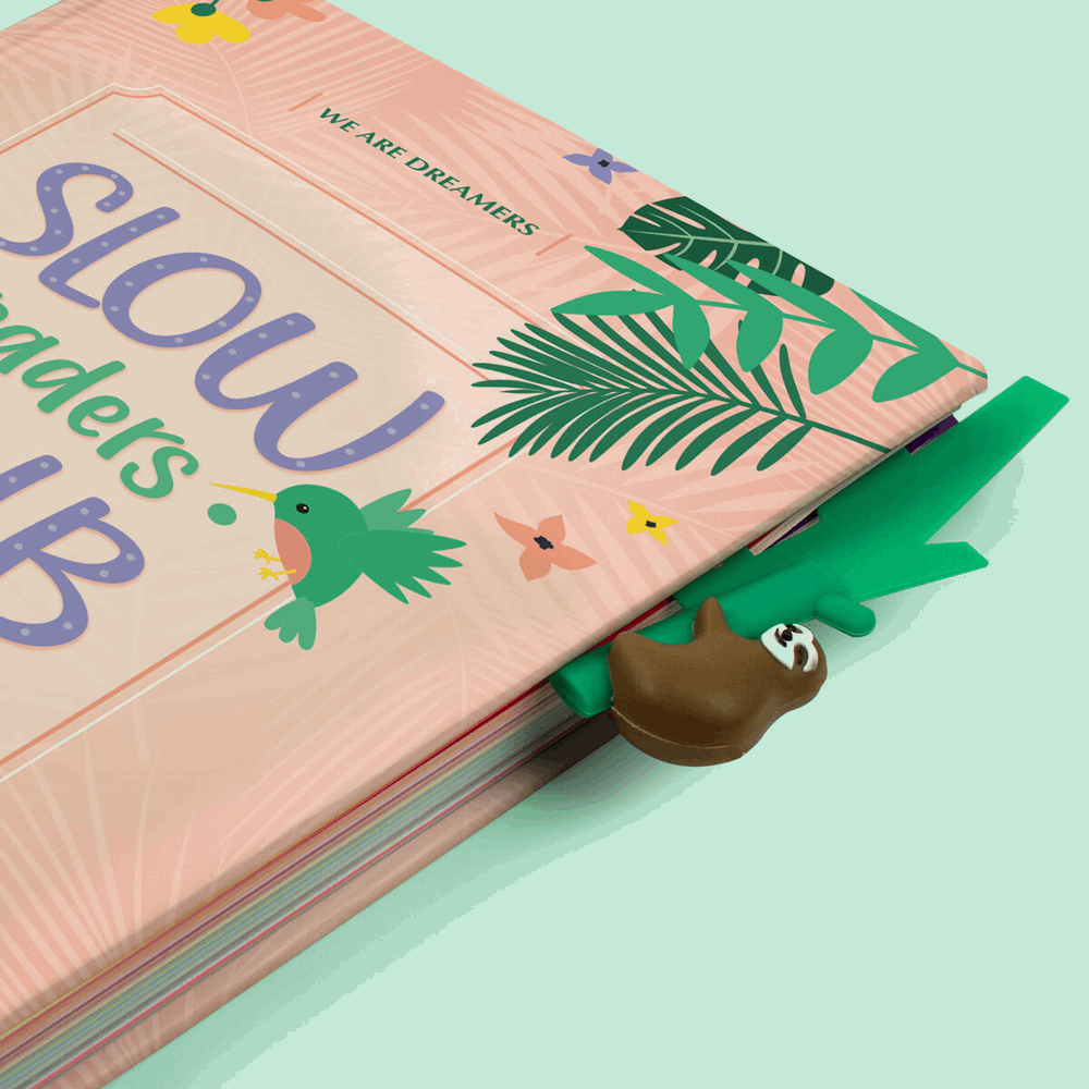 LEGAMI SLOTHKIT1 SLOW READERS CLUB BOOKMARK
