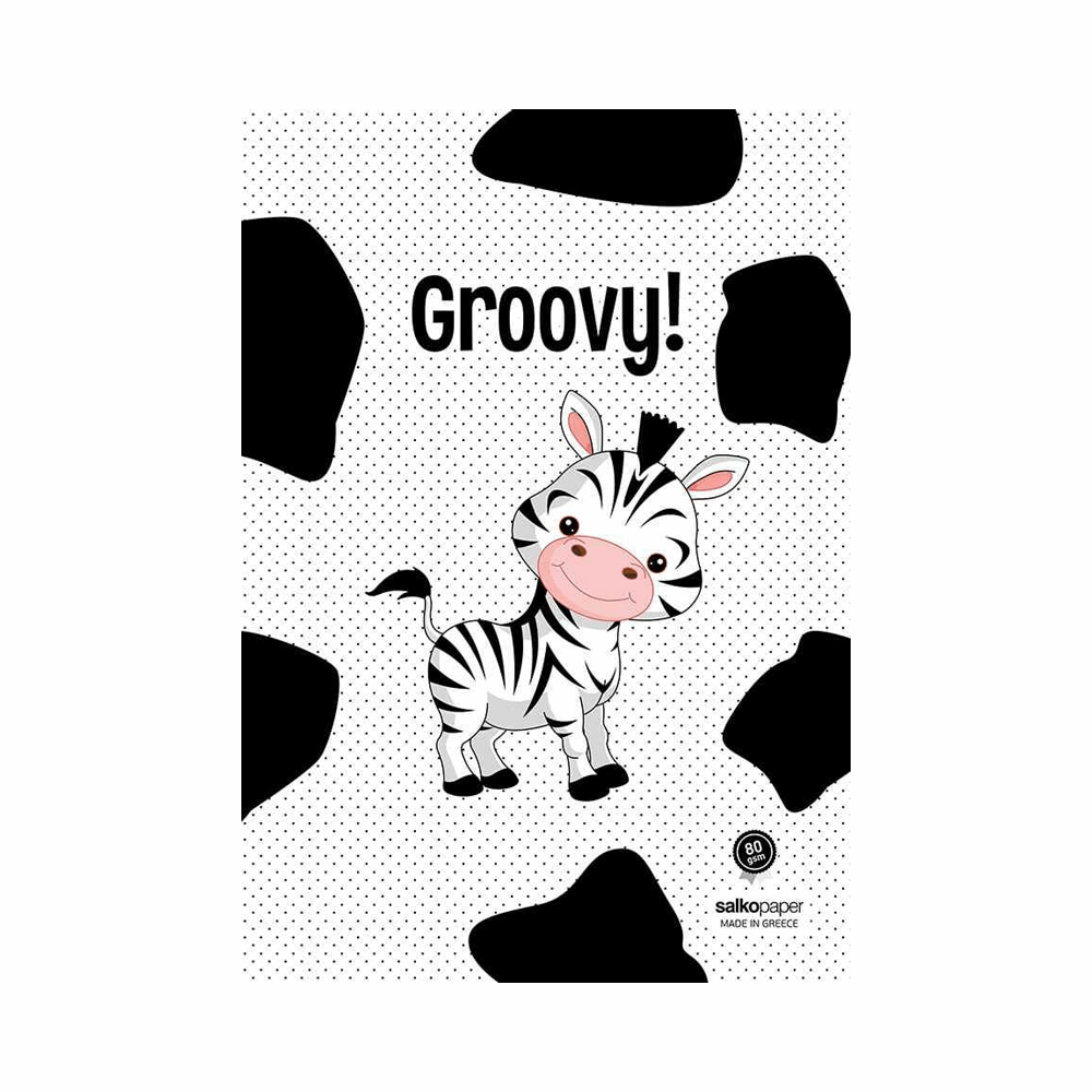 SALKO GROOVY ΤΕΤΡΑΔΙΟ ΚΑΡΦΙΤΣΑ Β5(17Χ25) 40φ 6202