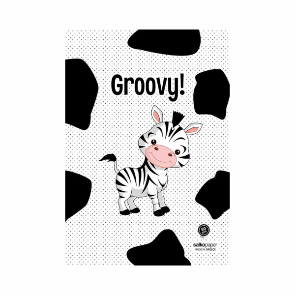 SALKO GROOVY ΤΕΤΡΑΔΙΟ ΚΑΡΦΙΤΣΑ Β5(17Χ25) 40φ 6202