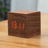 GINGKO CUBE PLUS CLOCK WALNUT G028WT