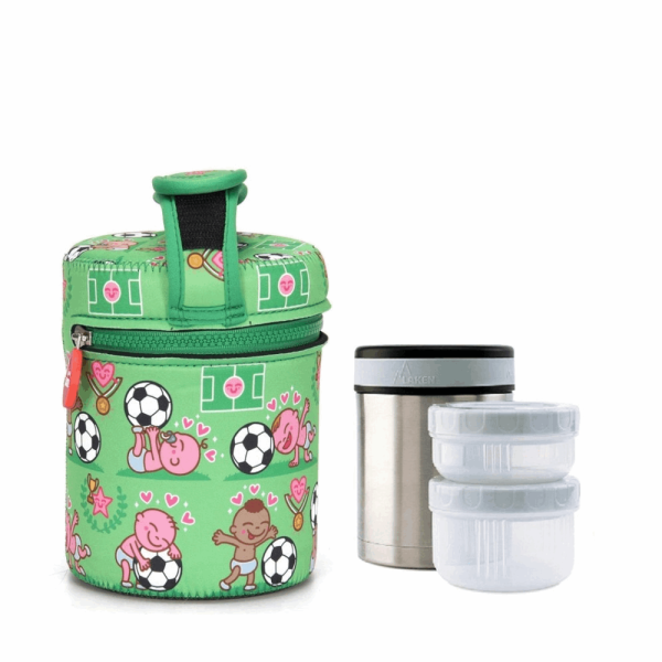 LAKEN P ΘΕΡΜΟΣ ΦΑΓΗΤΟΥ 1L ME 2 ΤΑΠΕΡΑΚΙΑ FOOTBALL