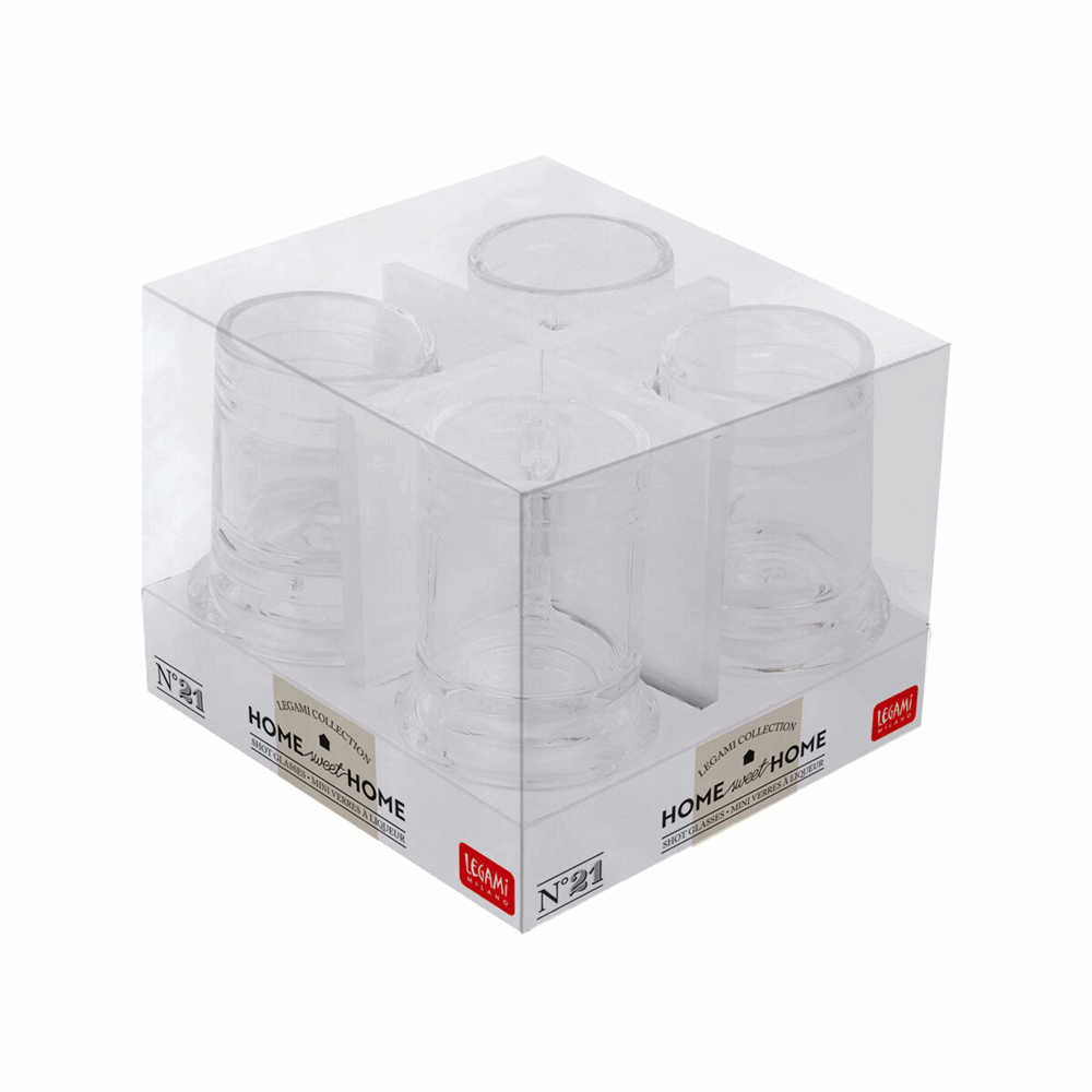 LEGAMI SHOT001 MINI SHOT - SET OF 4 SHOT GLASSES