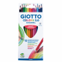 GIOTTO ΣΧΟΛΙΚΕΣ ΞΥΛΟΜΠΟΓΙΕΣ COLORS 3.0 ACQUARELL ΣΕΤ 12τμχ QUALITY FOR SCHOOL 000277100