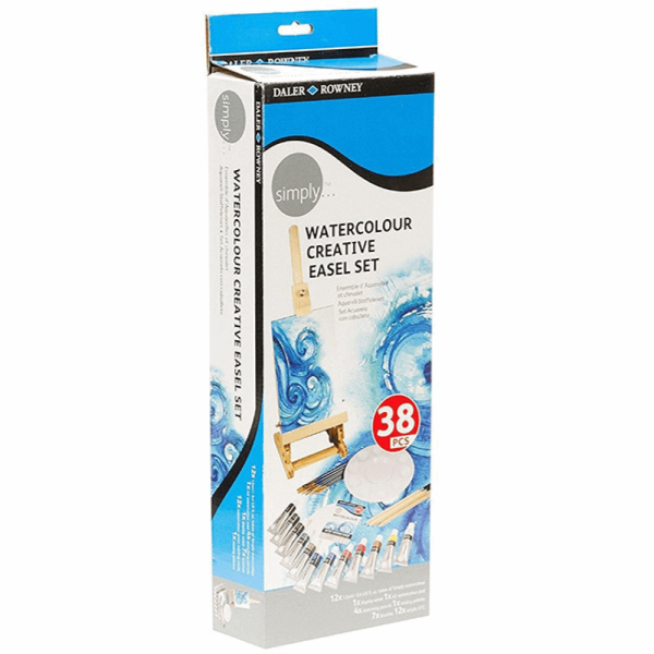 DALER ROWNEY SIMPLY WATERCOLOUR CREATIVE EASEL SET 134500201