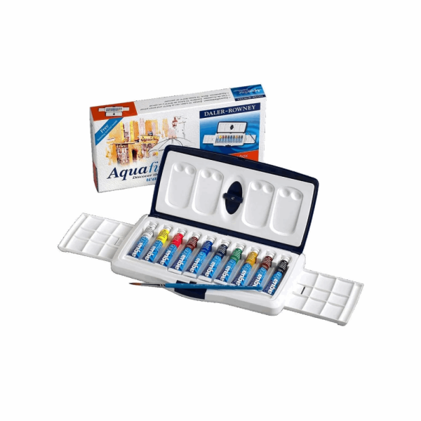 DALER ROWNEY AQUAFINE 10X8ml TUBE BOX SET 131900025