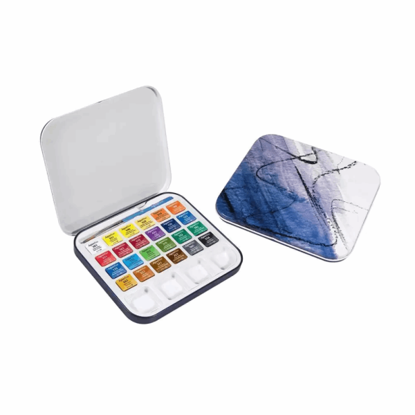 DALER ROWNEY TRAVEL TIN 24 HALF PAN 131900924