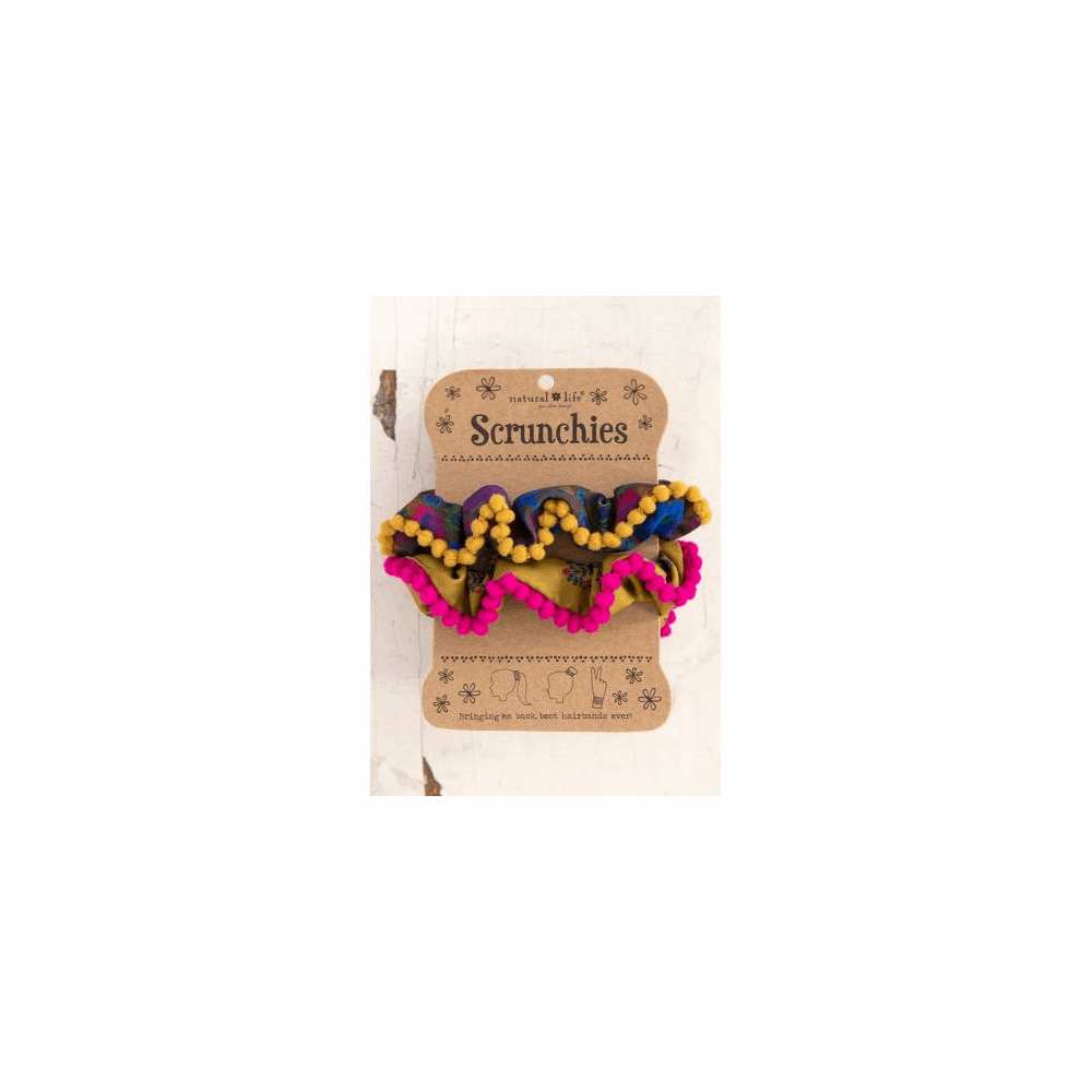 NATURAL LIFE SCRUNCHIES ΜΑΛΛΙΩΝ 2τεμ.