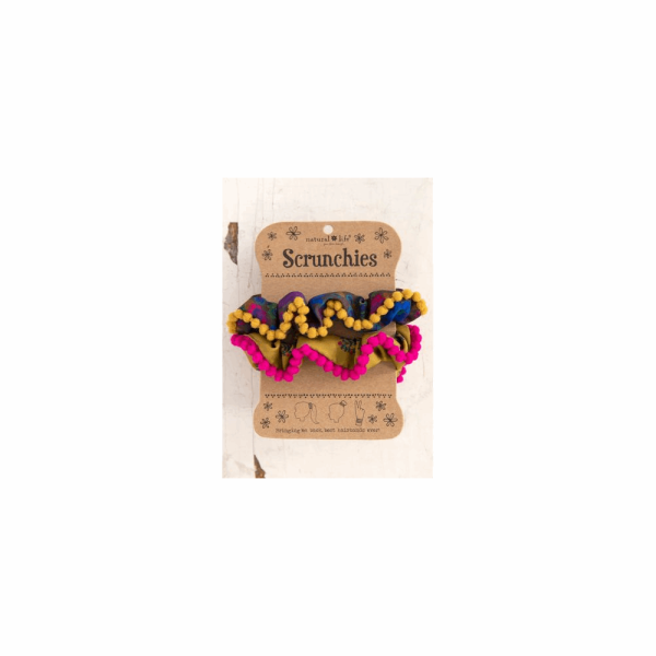 NATURAL LIFE SCRUNCHIES ΜΑΛΛΙΩΝ 2τεμ.