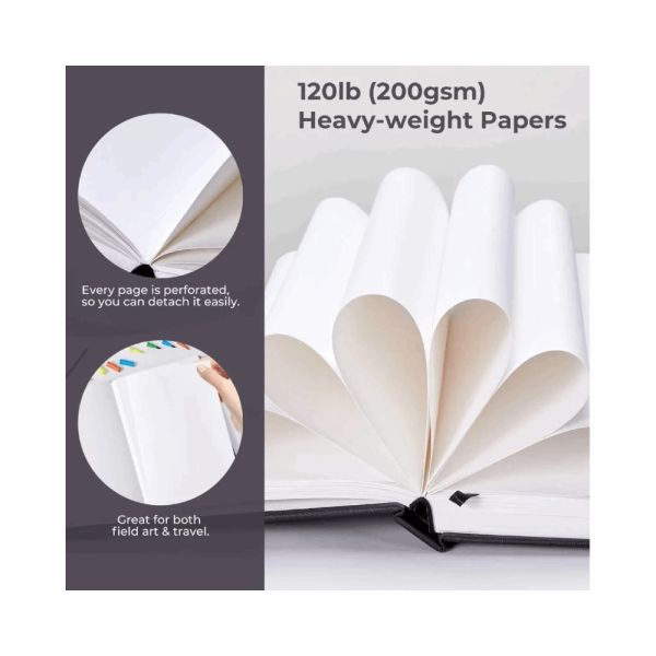 OHUHU SKETCHBOOK 175x165mm 30sht 200gr OHU-Y44-83000-14