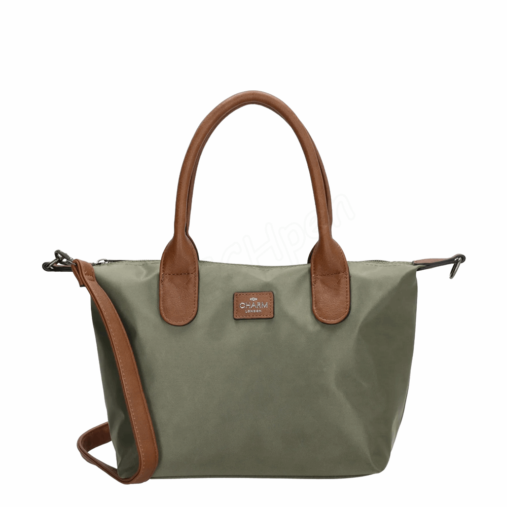 POLO Charm London Buckingham Handbag OLIVE 20777-029