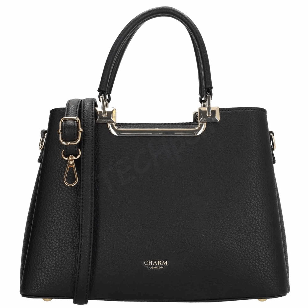 POLO Charm London Lucca Handbag BLACK 24460-001
