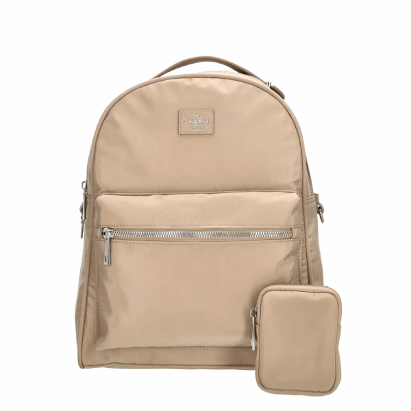 POLO Charm London Odeon Backpack LIGHT TAUPE 22173-117