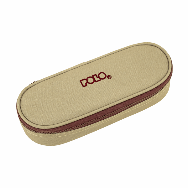 POLO PENCIL CASE BOX SAND-CHERRY/ΑΜΜΟΥ-ΒΥΣΣΙΝΙ 937003SET4-7432