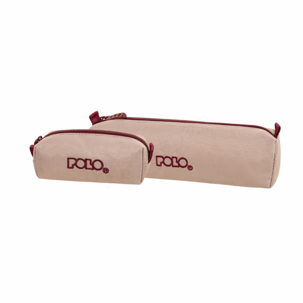 POLO WALLET PENCIL CASE  LILAC-CHERRY/ΛΙΛΑ-ΒΥΣΣΙΝΙ 937006SET5DOS-4532