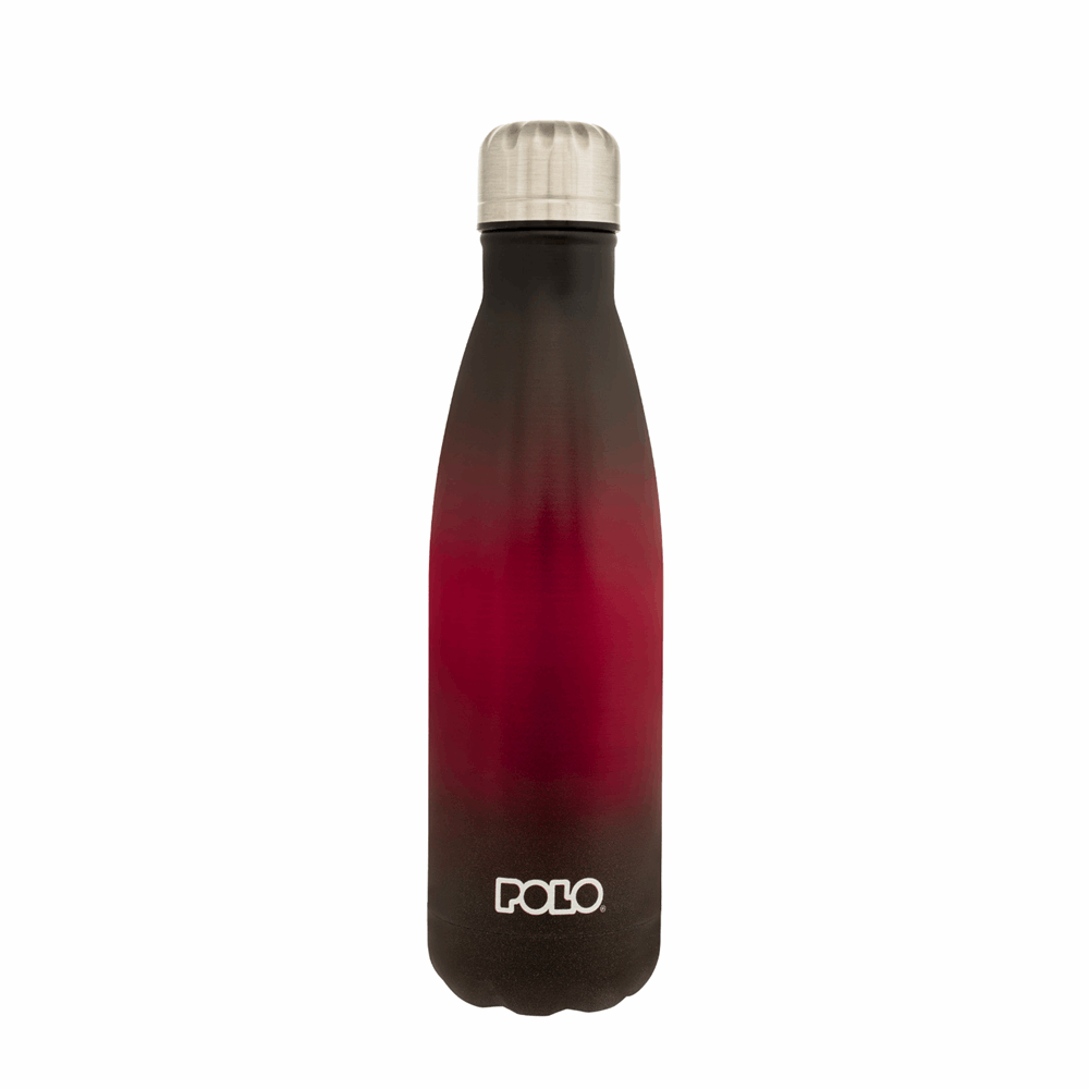 POLO ΘΕΡΜΟΣ STAINLESS STEEL 0,50L  BLACK/RED GRADIENT 949004SET4DEGR-8414