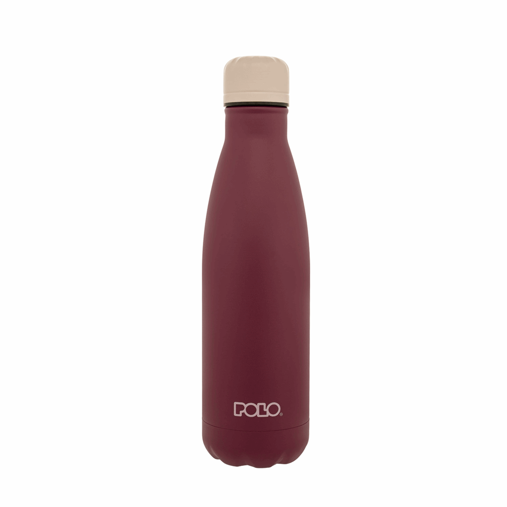 POLO ΘΕΡΜΟΣ STAINLESS STEEL 0,50L  BORDEUX/ICE-ΜΠΟΝΤΟ/ΠΑΓΟΥ 949004SET4DOS-3324