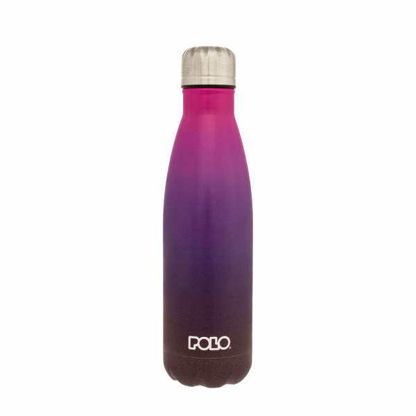 POLO ΘΕΡΜΟΣ STAINLESS STEEL 0,50L  FUCHIA/PURPLE GRADIENT 949004SET4DEGR-8415