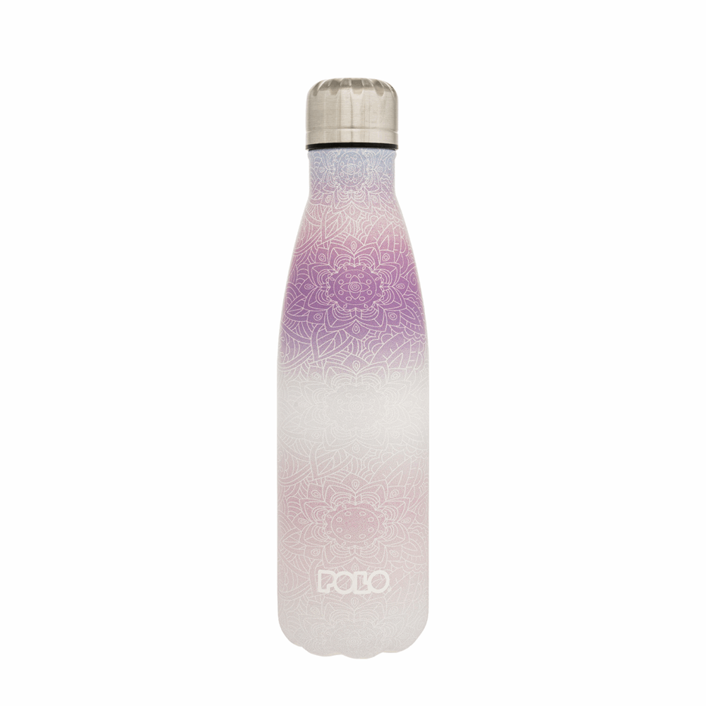 POLO ΘΕΡΜΟΣ STAINLESS STEEL 0,50L  PURPLE/PINK GRADIENT 949004SET4DEGR-8411