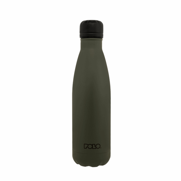 POLO ΘΕΡΜΟΣ STAINLESS STEEL 0,50L  TITANIUM/BLACK-ΤΙΤΑΝΙΟ/ΜΑΥΡΟ 949004SET4DOS-2620