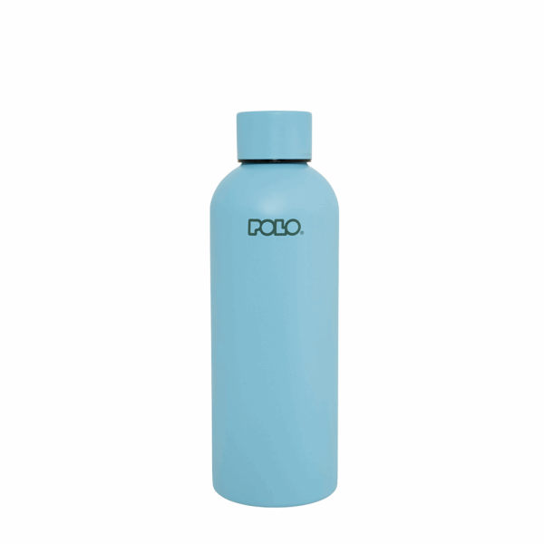 POLO ΘΕΡΜΟΣ STAINLESS STEEL 0,50L SOLID  AIR BLUE-ΓΑΛΑΖΙΟ 949034SET-5300