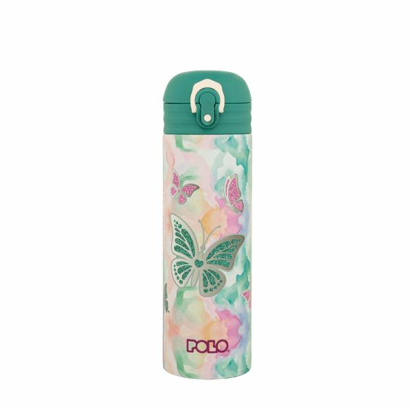 POLO ΘΕΡΜΟΣ STAINLESS STEEL JUNIOR ΙΙ 0,50L  BUTTERFLY 949033SET-8419