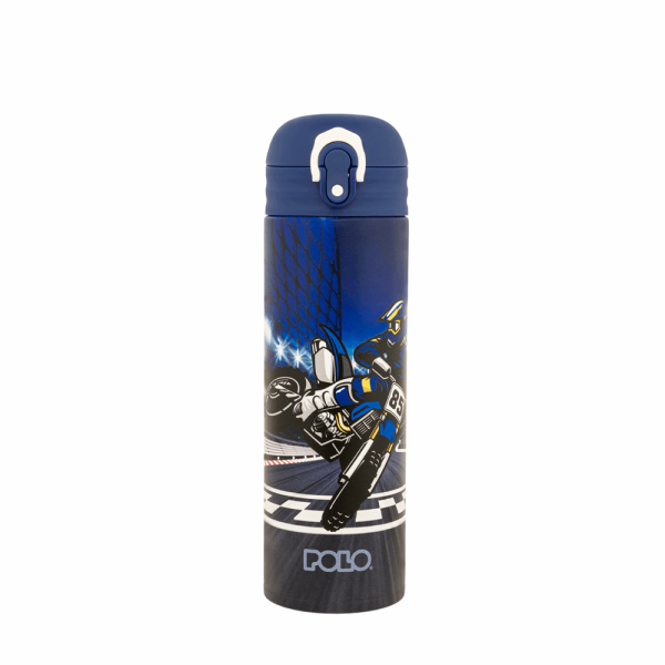 POLO ΘΕΡΜΟΣ STAINLESS STEEL JUNIOR ΙΙ 0,50L  MOTORCYCLE 949033SET-8422