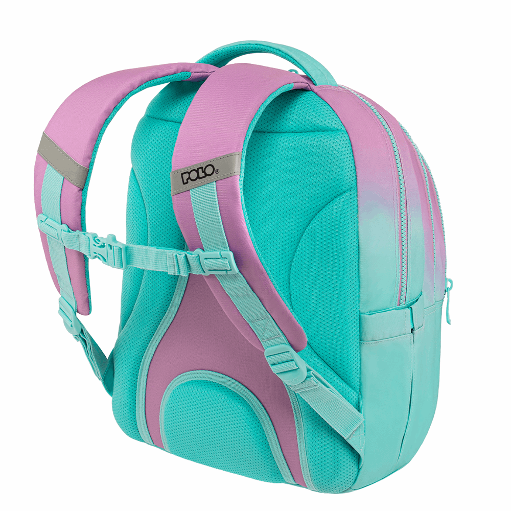 POLO ΣΑΚΙΔΙΟ FOCUS AQUA/PINK GRADIENT 901078-8115