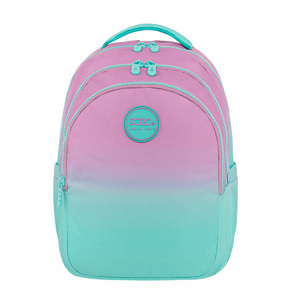 POLO ΣΑΚΙΔΙΟ FOCUS AQUA/PINK GRADIENT 901078-8115