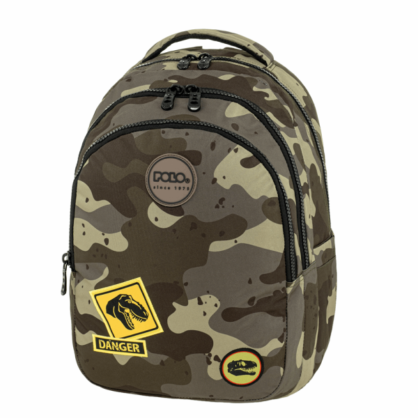 POLO ΣΑΚΙΔΙΟ FOCUS OLIVE CAMO 901078-8309