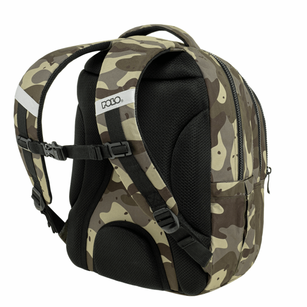 POLO ΣΑΚΙΔΙΟ FOCUS OLIVE CAMO 901078-8309