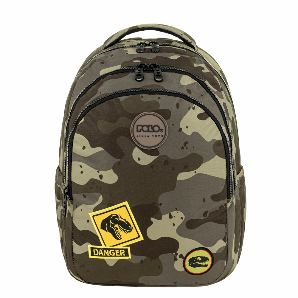 POLO ΣΑΚΙΔΙΟ FOCUS OLIVE CAMO 901078-8309